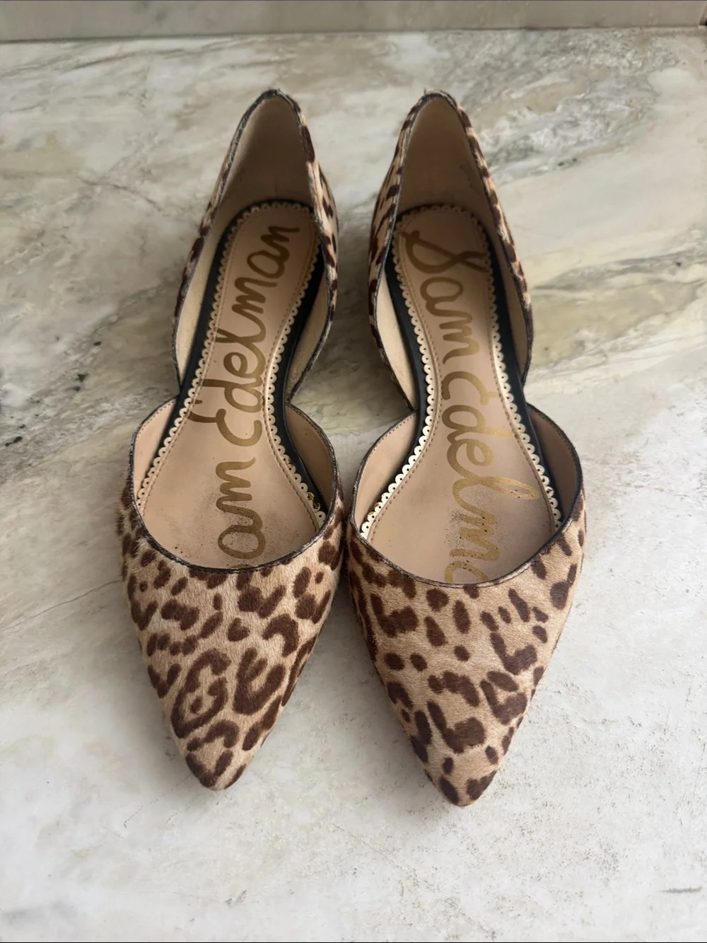 Sam Edelman animal print flats women’s size 7 - Picture 5 of 6